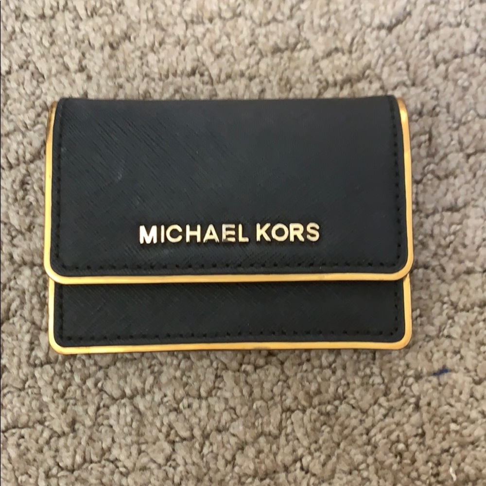 Black MK wallet
